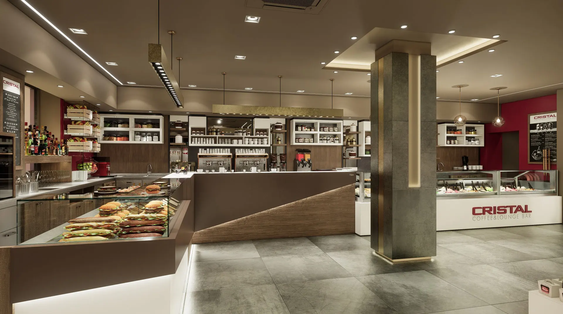 Render 3D base prima dell'ottimizzazione e post-produzione con Intelligenza Artificiale