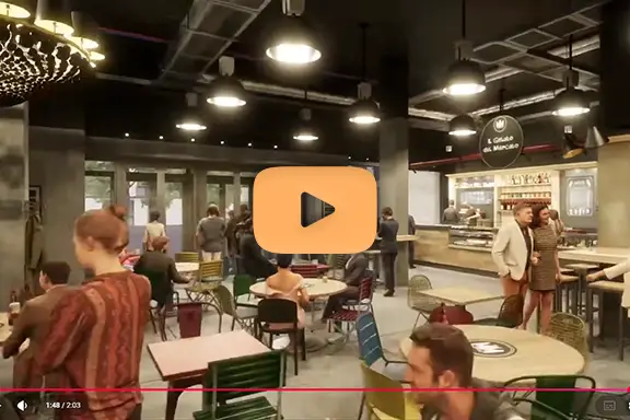 Animazione video con rendering 3D per architettura e interior design